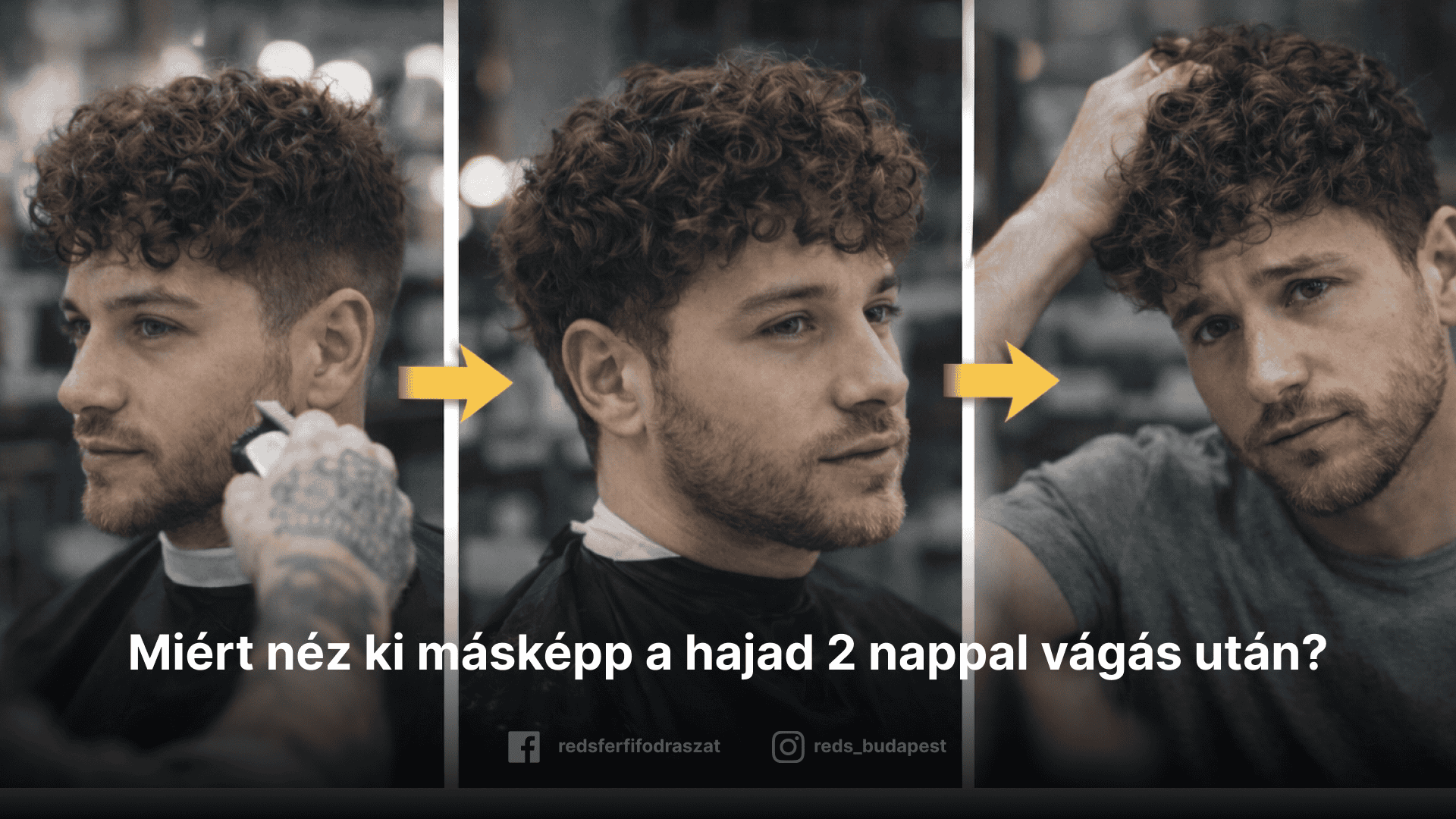 Férfi frizura ápolásának titka - segít a Reds!