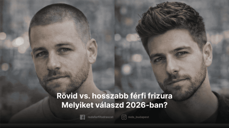 Rövid vs. hosszabb férfi frizura – Melyiket válaszd 2026-ban?