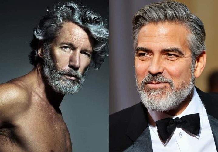 ősz frizura hogyan George Clooney